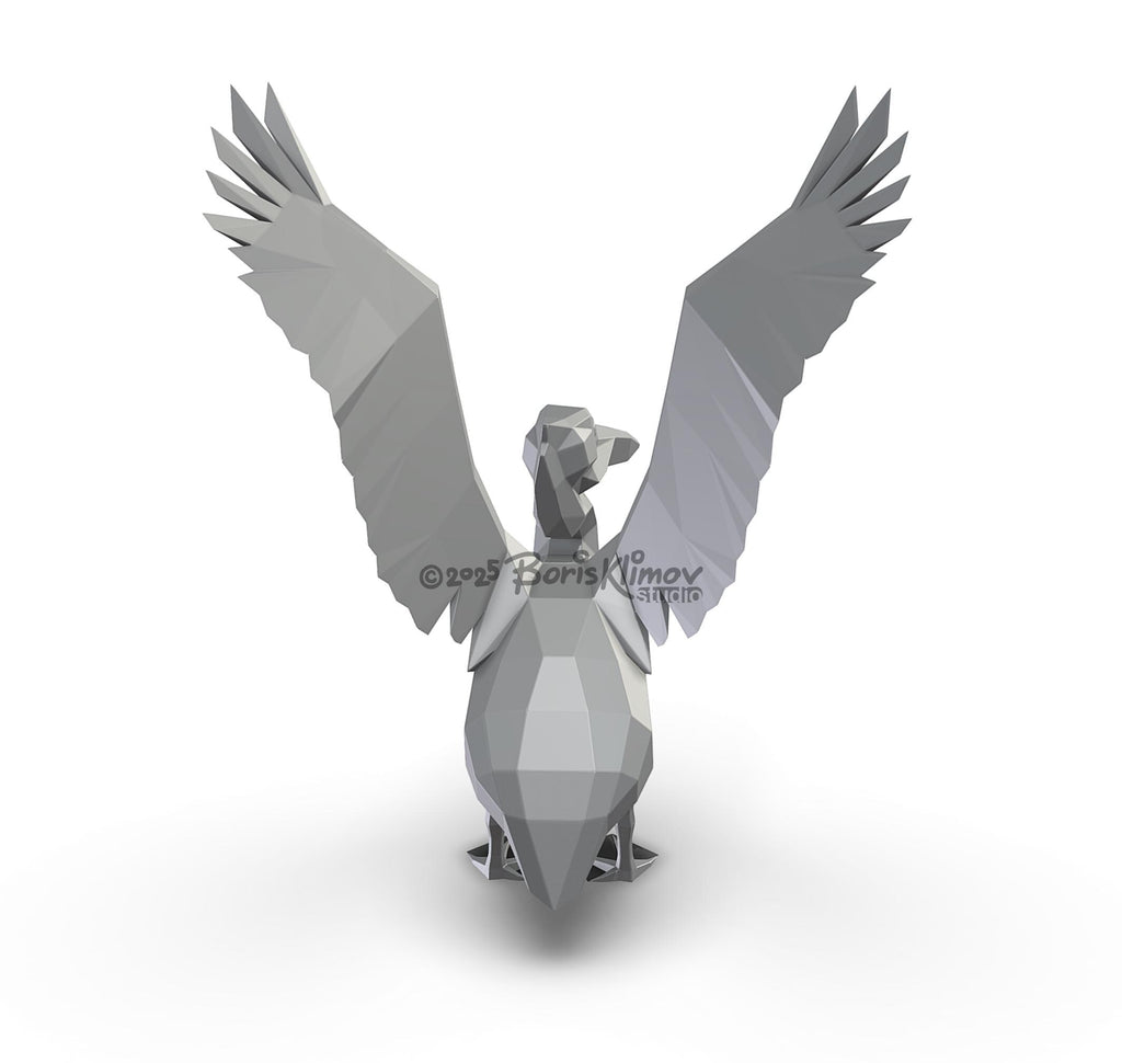 Pelican! Weld it yourself with Digital plan for metal. Set of digital files include .pdf – scheme, .dxf – CNC cutting.