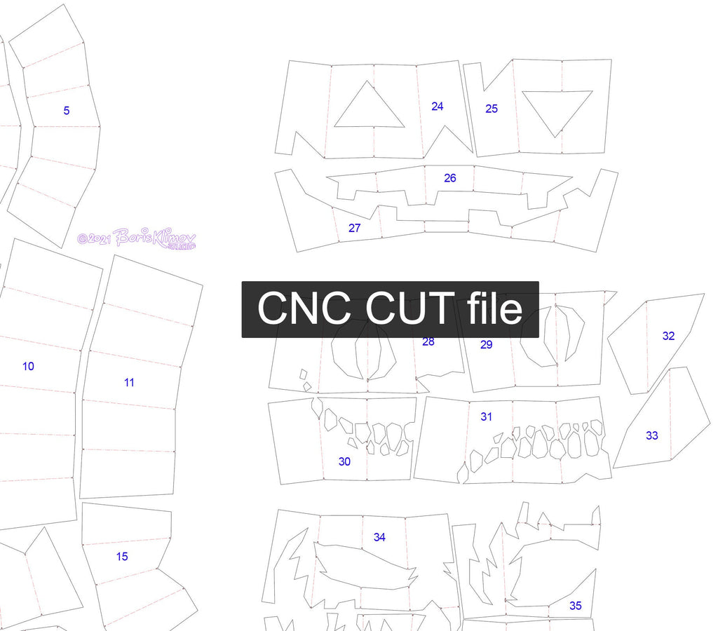 Halloween Pumpkins Metal Welding DIY Plan (Digital Files .dxf .pdf)