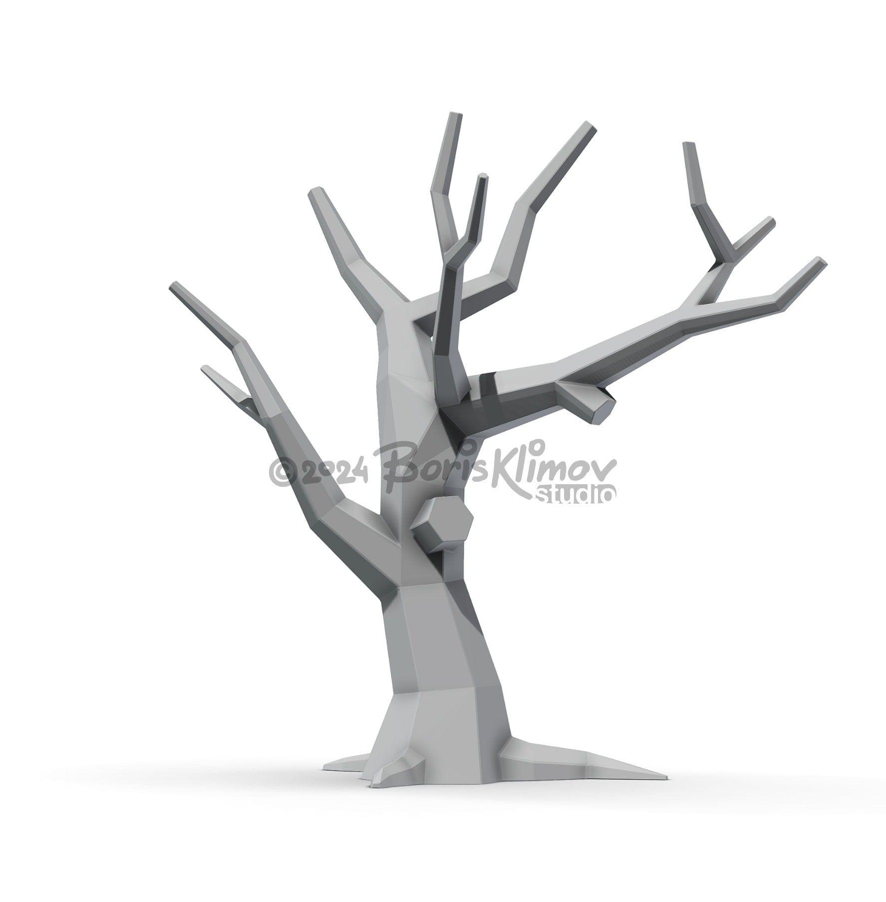 DIY Metal Tree Welding Plan: CNC Cutting Files (.pdf & .dxf)