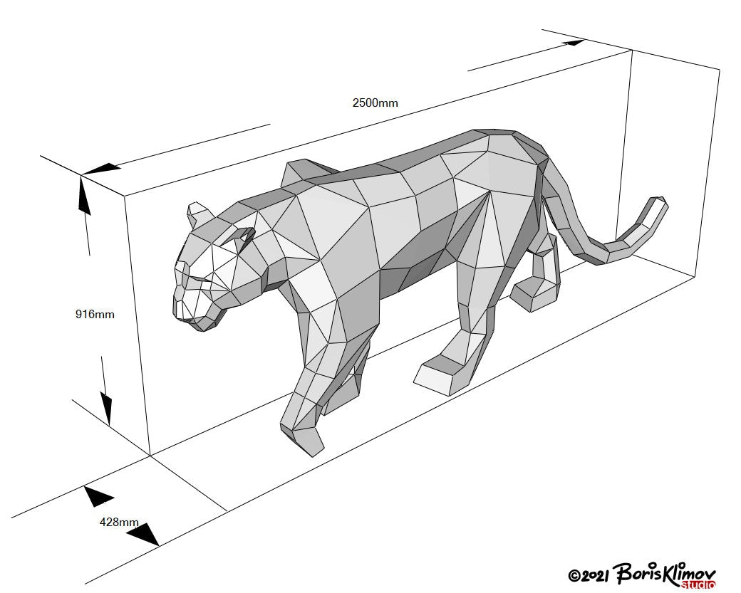 Panther Welding Project: DIY Metal Sculpture Plans (Digital Download)