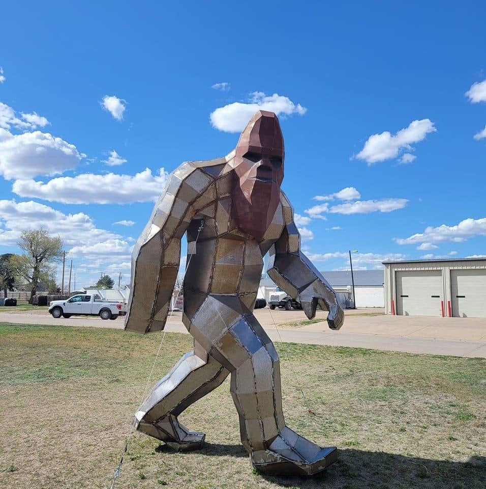 Weld a Sasquatch, Yeti, Bigfoot Welding Digital plan (pdf, dxf)