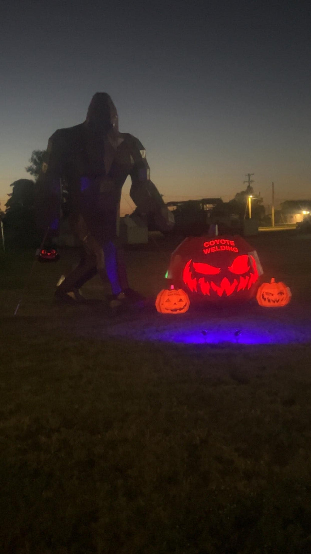 Halloween Pumpkins Metal Welding DIY Plan (Digital Files .dxf .pdf)