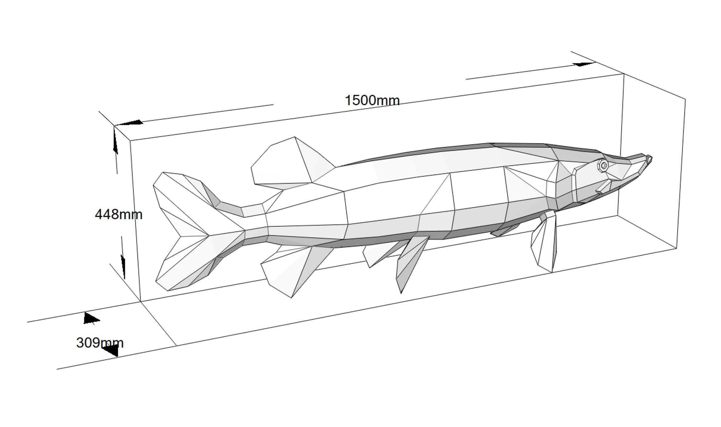DIY Metal Pike Sculpture: Welding Digital Plan (.PDF, .DXF)