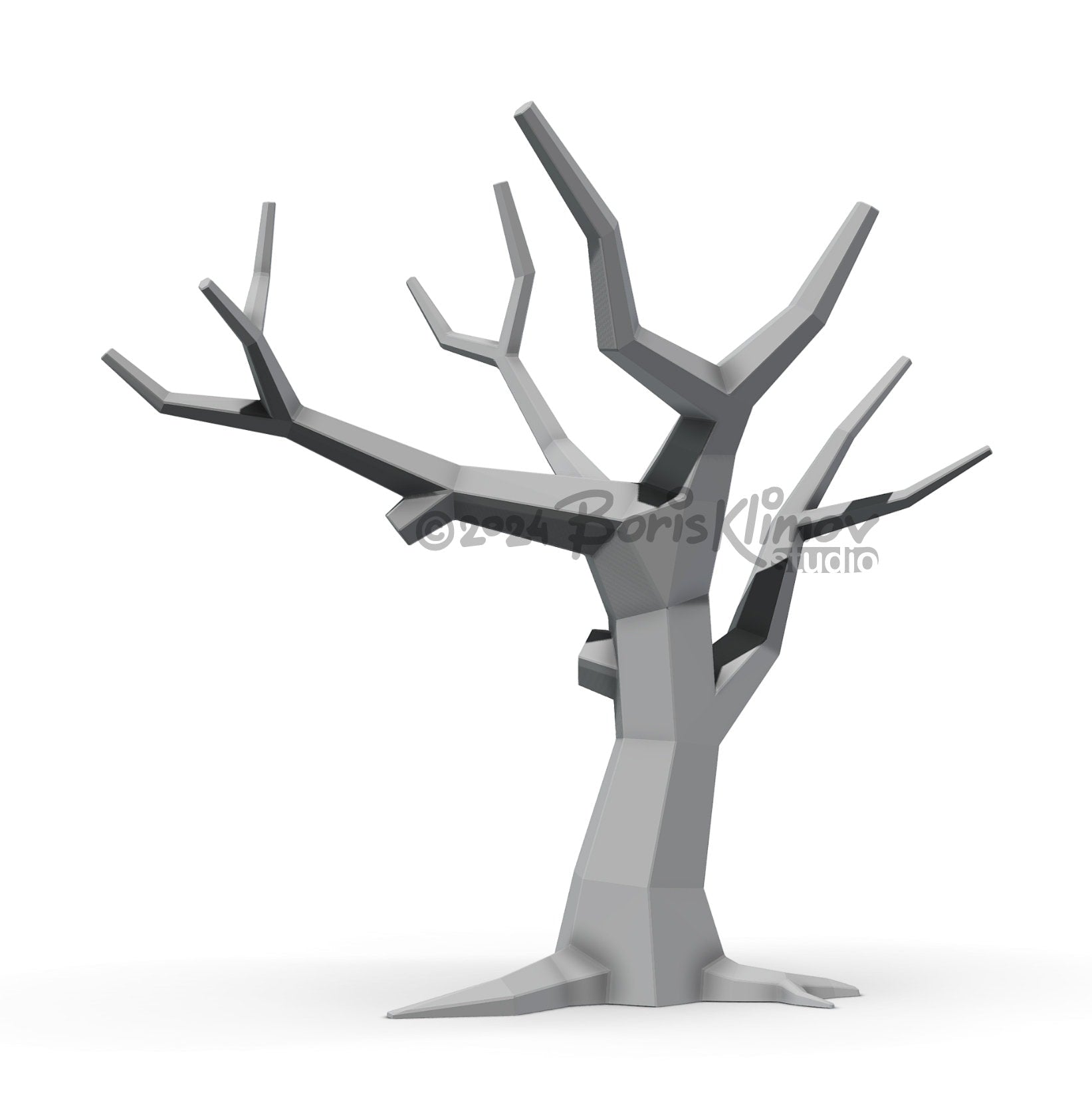 DIY Metal Tree Welding Plan: CNC Cutting Files (.pdf & .dxf)