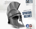 Spartan helmet 3d sculpture. DIY Welding Plan. Digital files (.pdf, .dxf CNC Cutting)