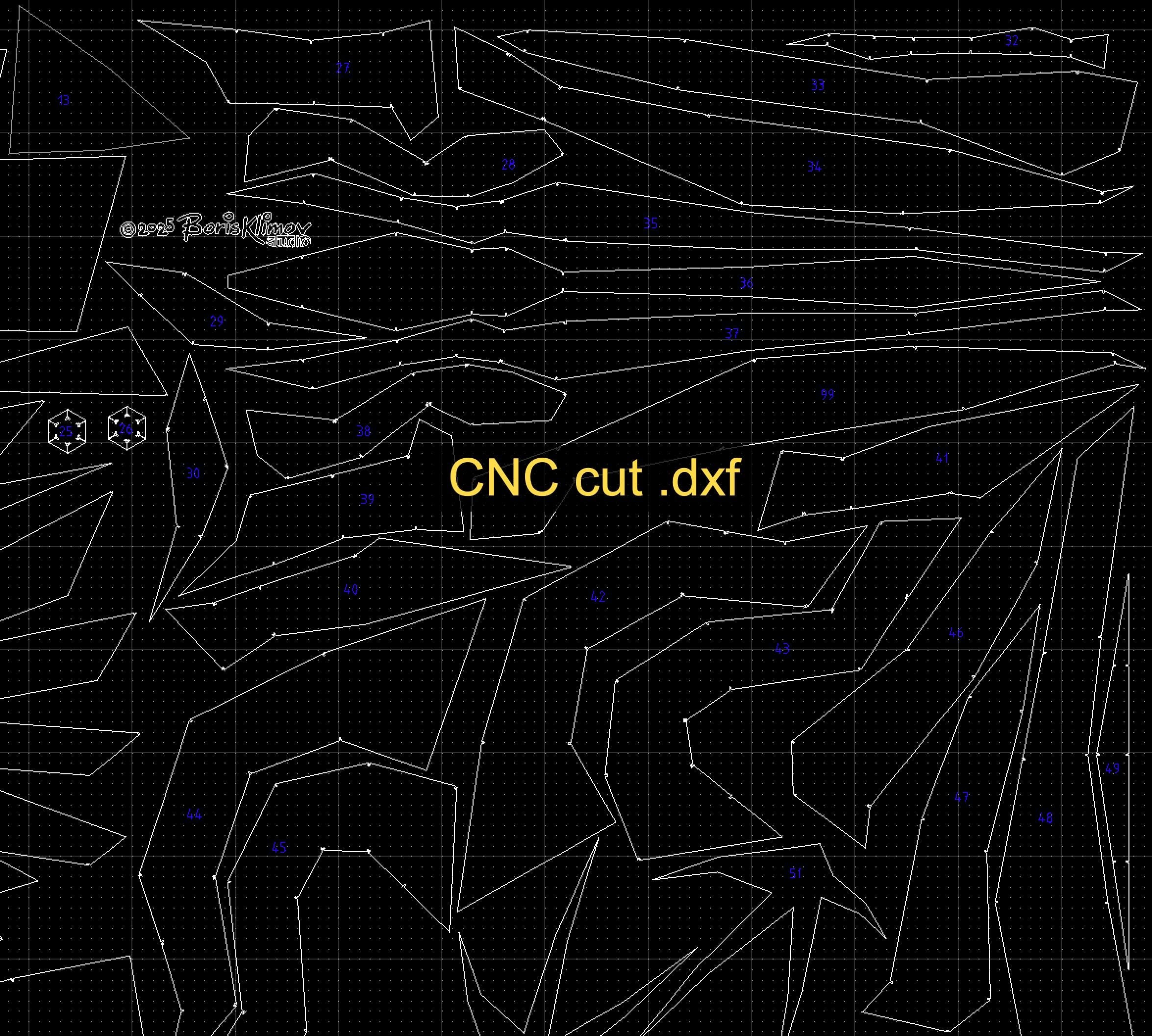 Pelican! Weld it yourself with Digital plan for metal. Set of digital files include .pdf – scheme, .dxf – CNC cutting.