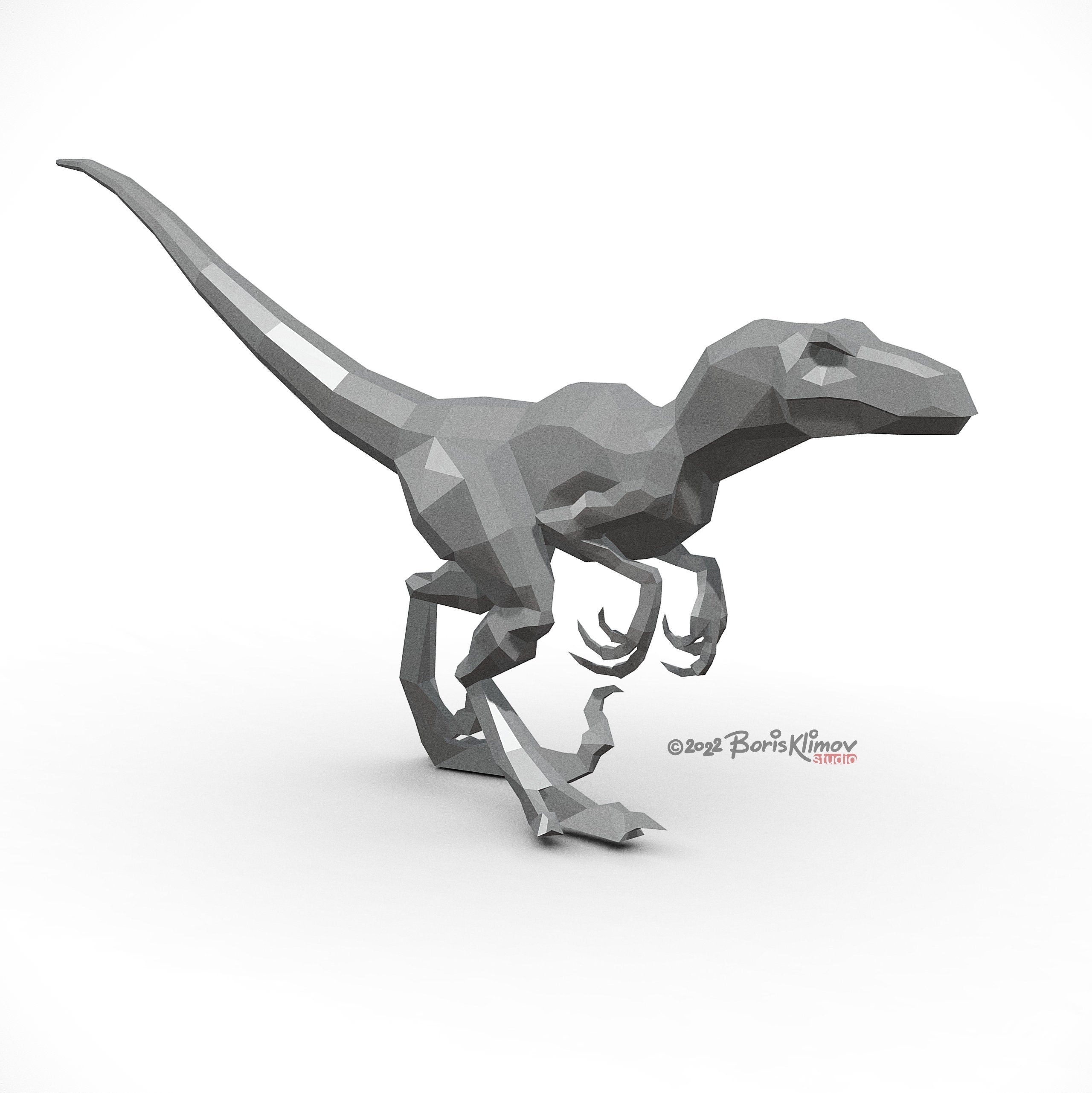 Velociraptor! Weld it yourself with Digital plan for metal. Set of digital files include: .pdf – scheme, .dxf – CNC cutting.