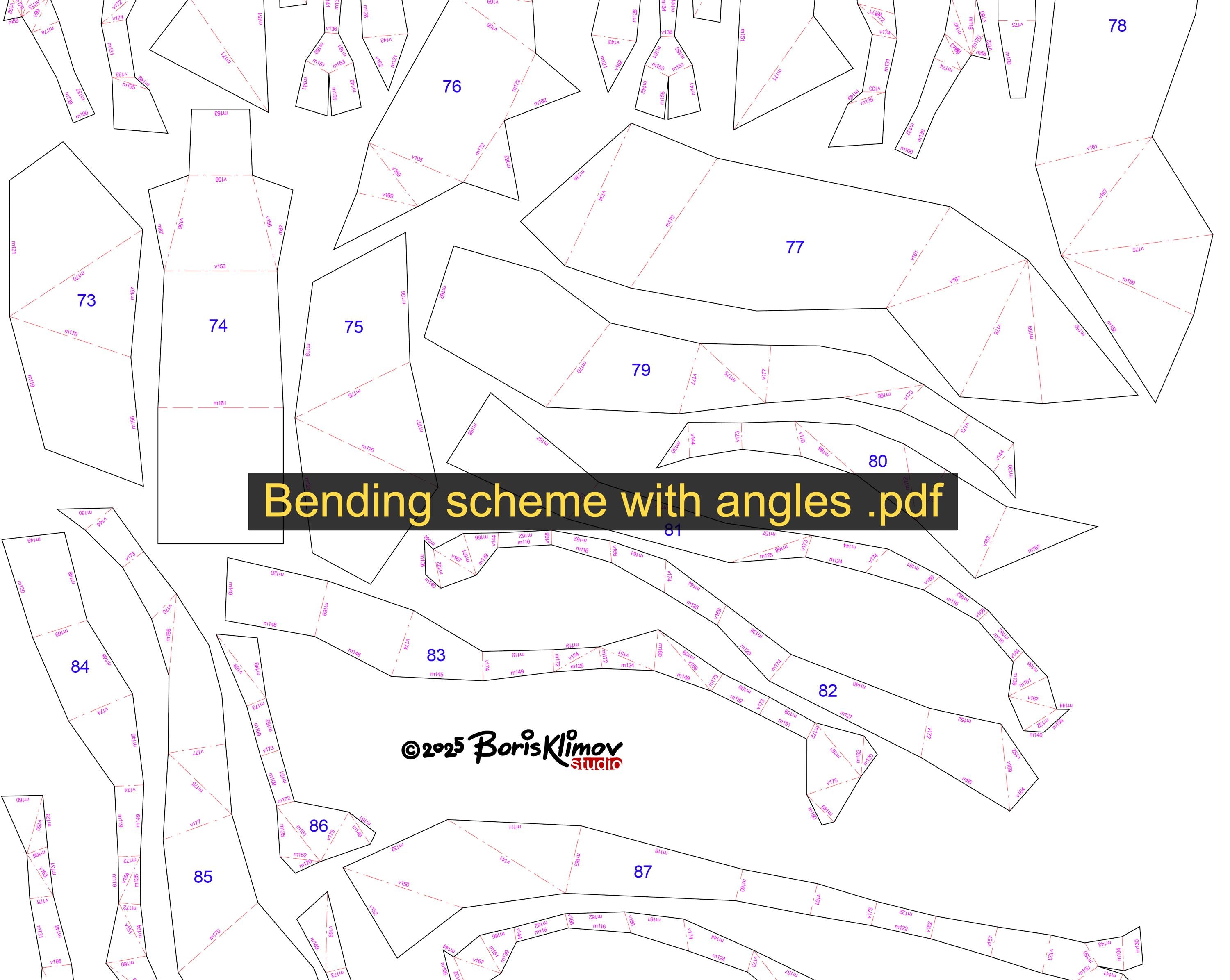 Basenji metal. DIY Welding Plan. Digital files (.pdf, .dxf CNC Cutting)