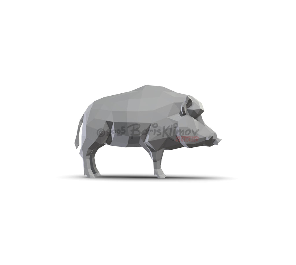 Boar! Weld it yourself with Digital plan for metal. Set of digital files include .pdf – scheme, .dxf – CNC cutting.