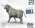 DIY Metal Bull Welding Project: CNC Cutting Digital Plan (pdf & dxf)
