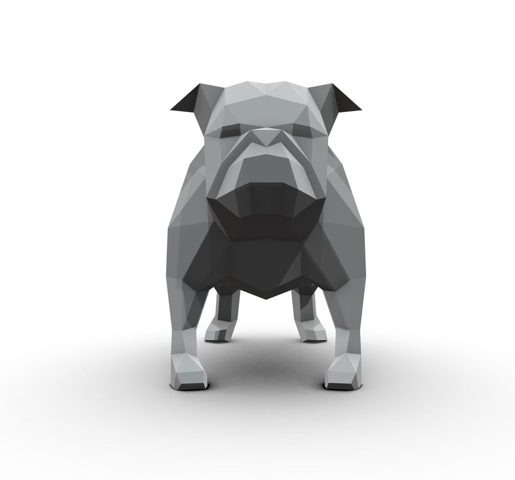 English bulldog! Weld it yourself with Digital plan for metal. Set of digital files include: .pdf – scheme, .dxf – CNC cutting.