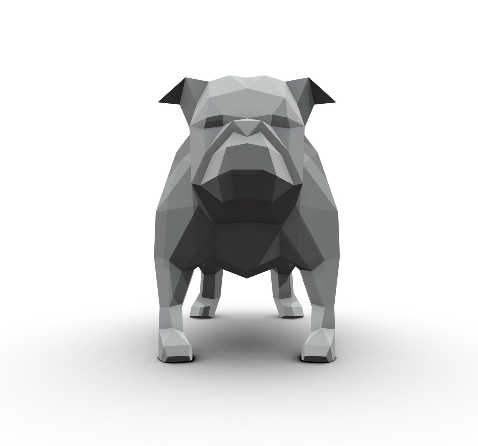 English bulldog! Weld it yourself with Digital plan for metal. Set of digital files include: .pdf – scheme, .dxf – CNC cutting.