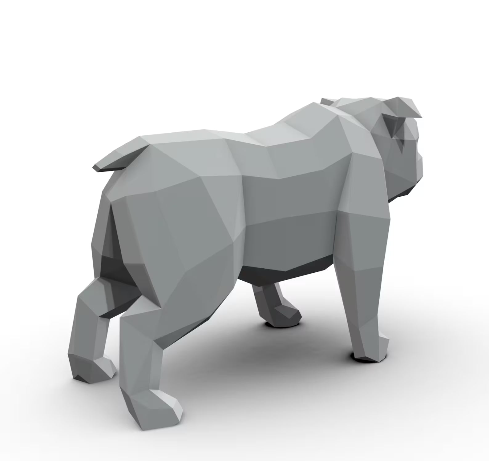 English bulldog! Weld it yourself with Digital plan for metal. Set of digital files include: .pdf – scheme, .dxf – CNC cutting.