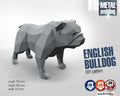 English bulldog! Weld it yourself with Digital plan for metal. Set of digital files include: .pdf – scheme, .dxf – CNC cutting.