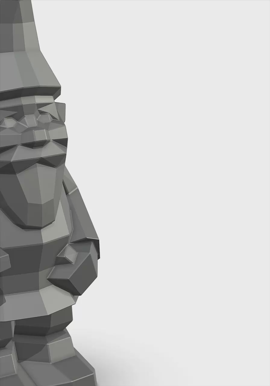 DIY Garden Gnome Metal Welding Plan. Digital files (.pdf, .dxf CNC Cutting)