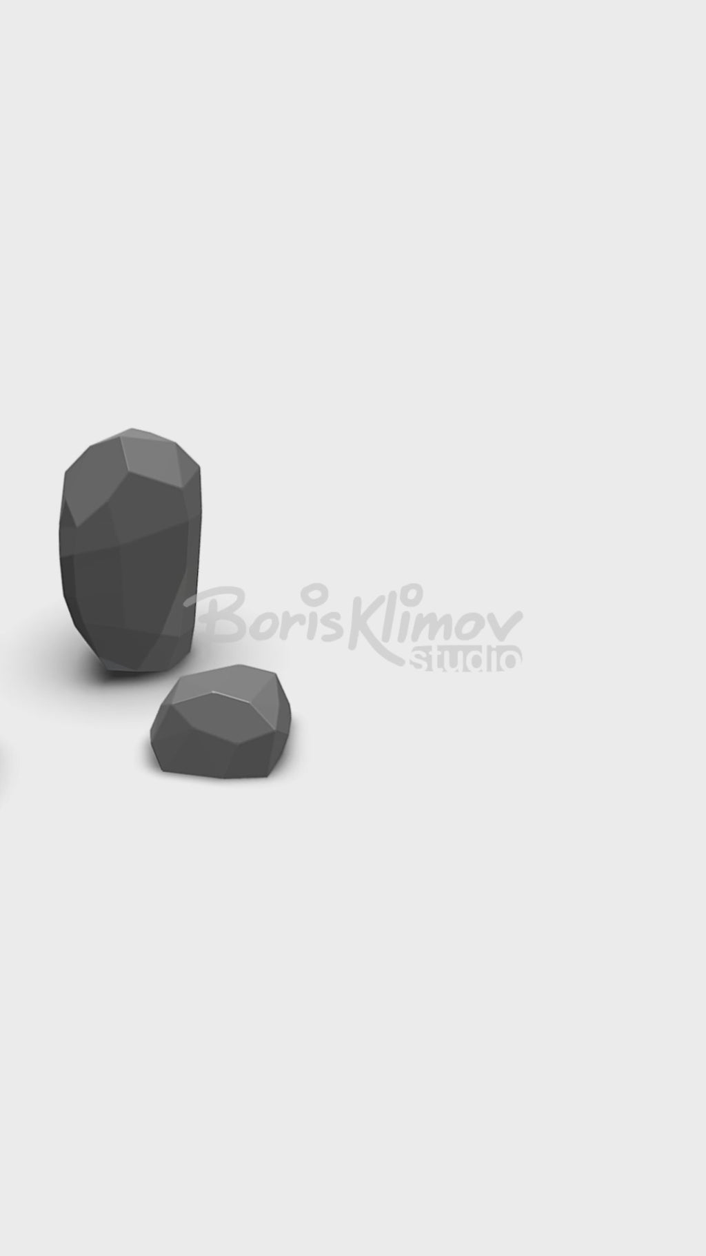 Stones 3d sculpture. DIY Welding Plan. Digital files (.pdf, .dxf CNC Cutting)