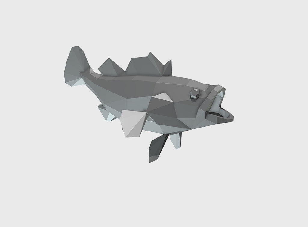 Cod fish! Weld it yourself with Digital plan for metal. Set of digital files include .pdf – scheme, .dxf – CNC cutting.