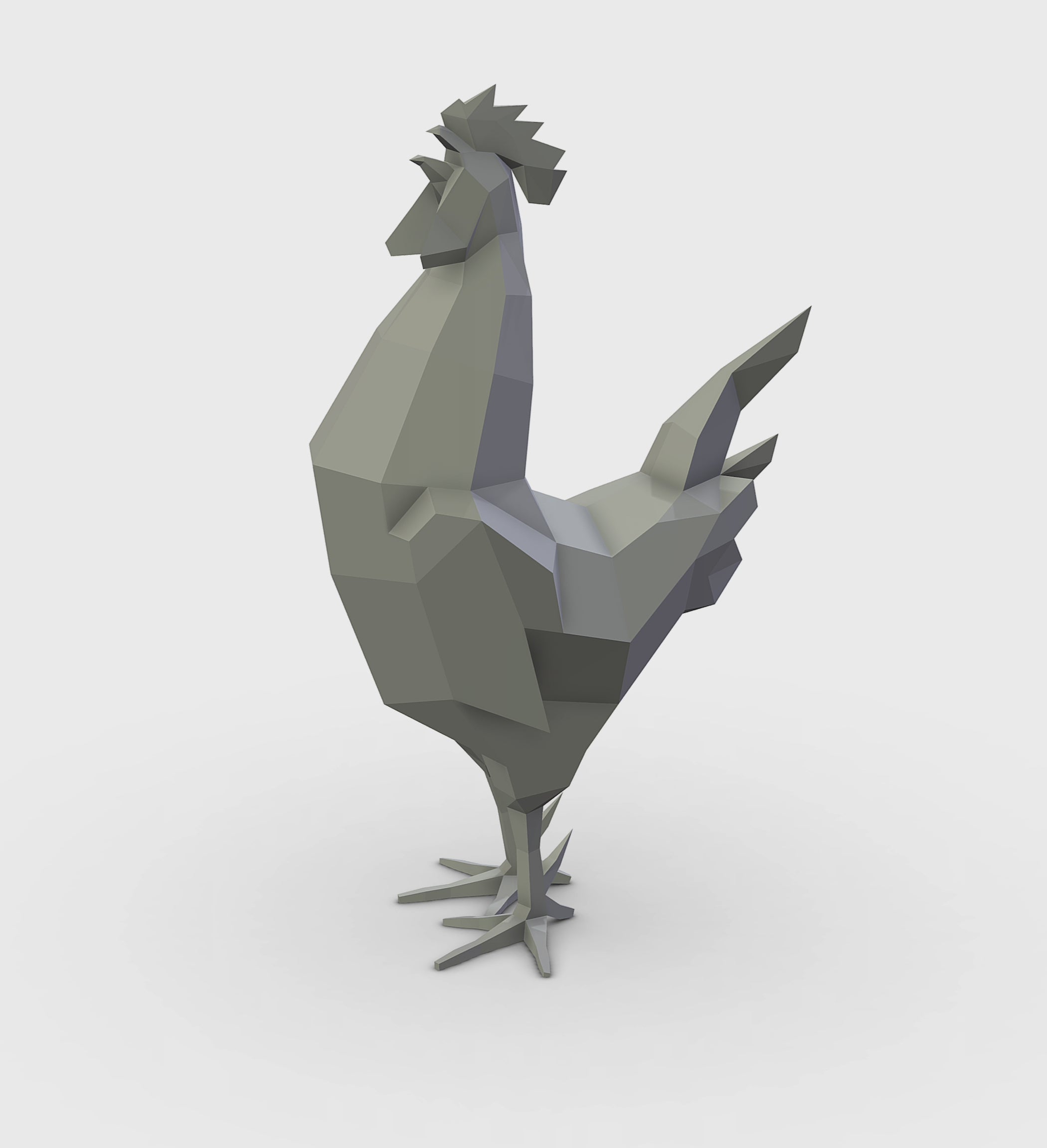 Rooster Metal Welding DIY Digital Plan (pdf, dxf)